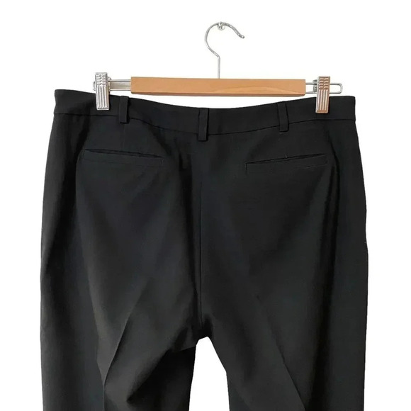 Michael Kors Black Wellesley Ankle Fit Trousers 8 Stretch Straight Leg Pants - Picture 5 of 11